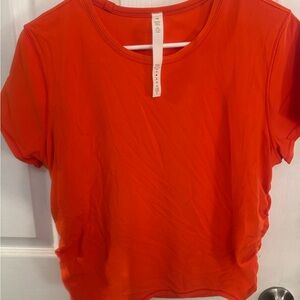 Lululemon ruched sides top